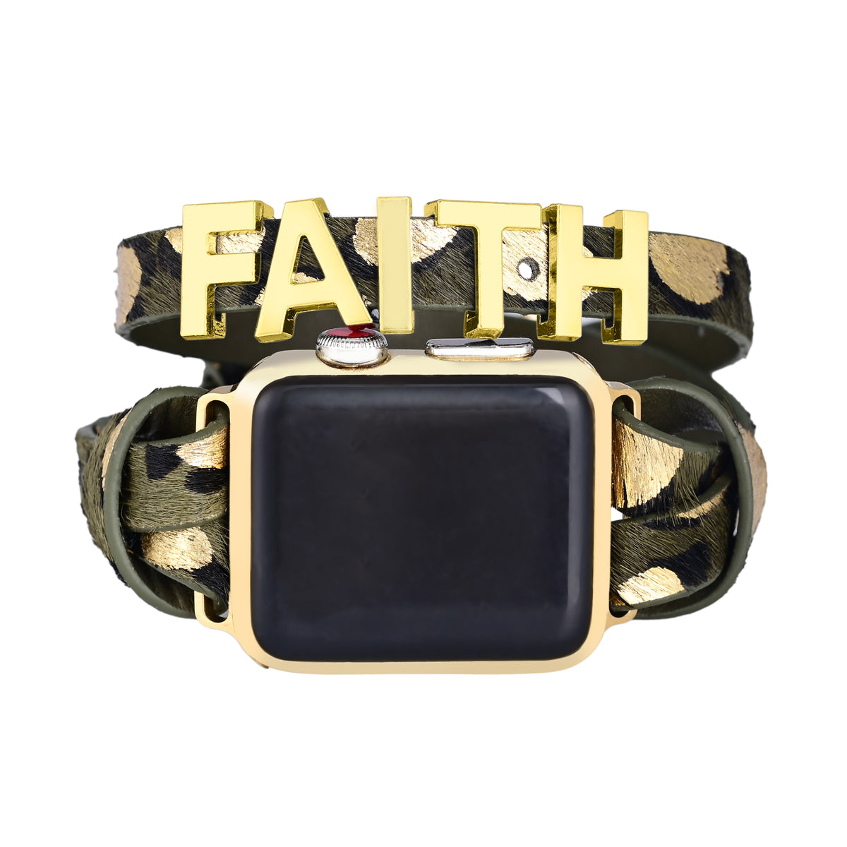 Faith Safari Leather Apple Watch Strap