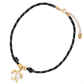 Turtle Voyage Charm Necklace