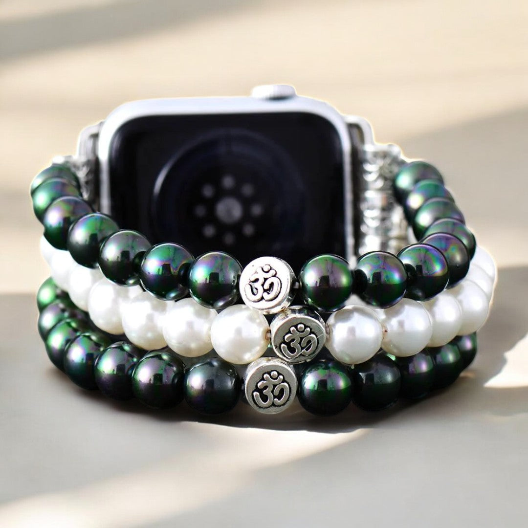 Galaxy Pearl Stretch Apple Watch Strap