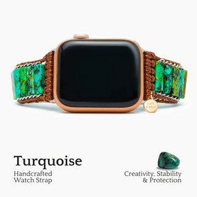 Men's African Turquoise Apple Watch Strap