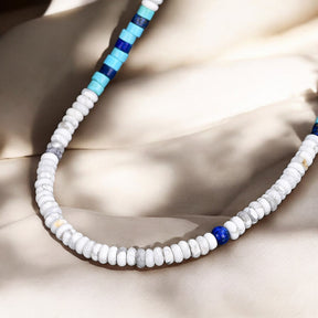 Men's Hematite Ocean Necklace