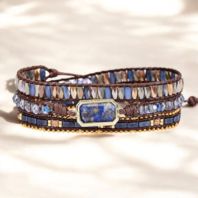 Midnight Royalty Wrap Bracelet