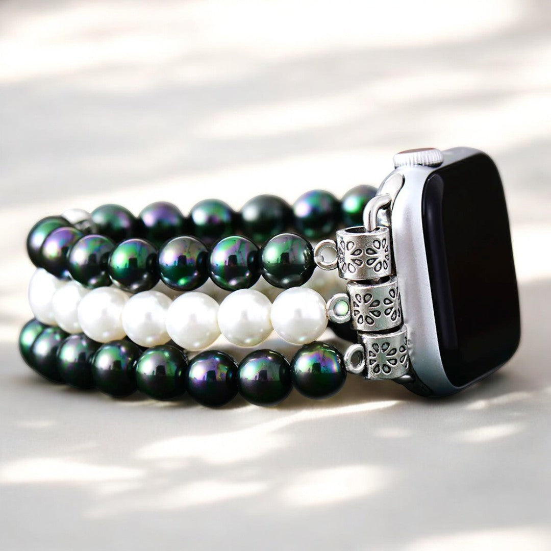 Galaxy Pearl Stretch Apple Watch Strap