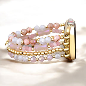 Valentine's Gold Love Stretch Watch Strap