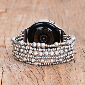 Platinum Demure Samsung Galaxy Stretch Watch Strap