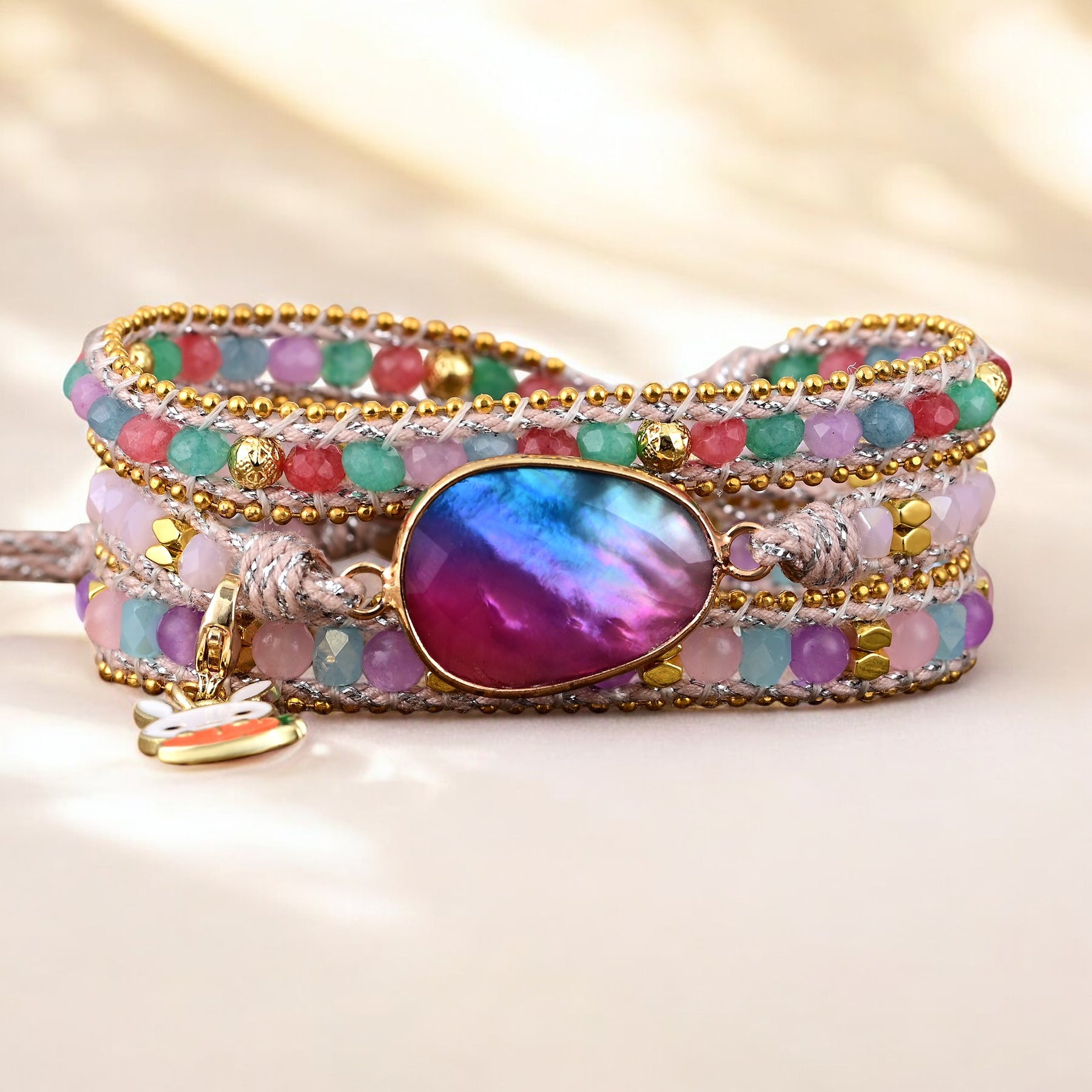 Easter Elegance Wrap Bracelet