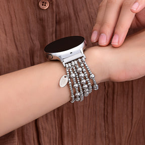 Platinum Demure Samsung Galaxy Stretch Watch Strap