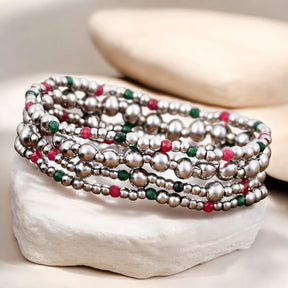 Christmas Silver Magic Bracelet Set