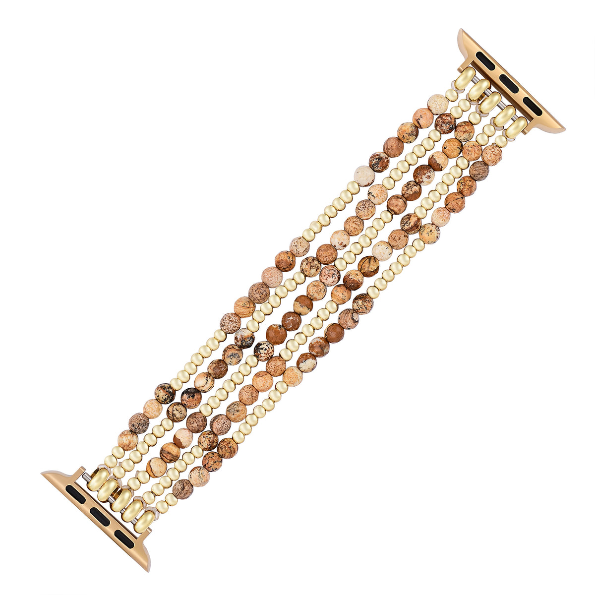 Correa elástica Golden Earth Jasper para Apple Watch