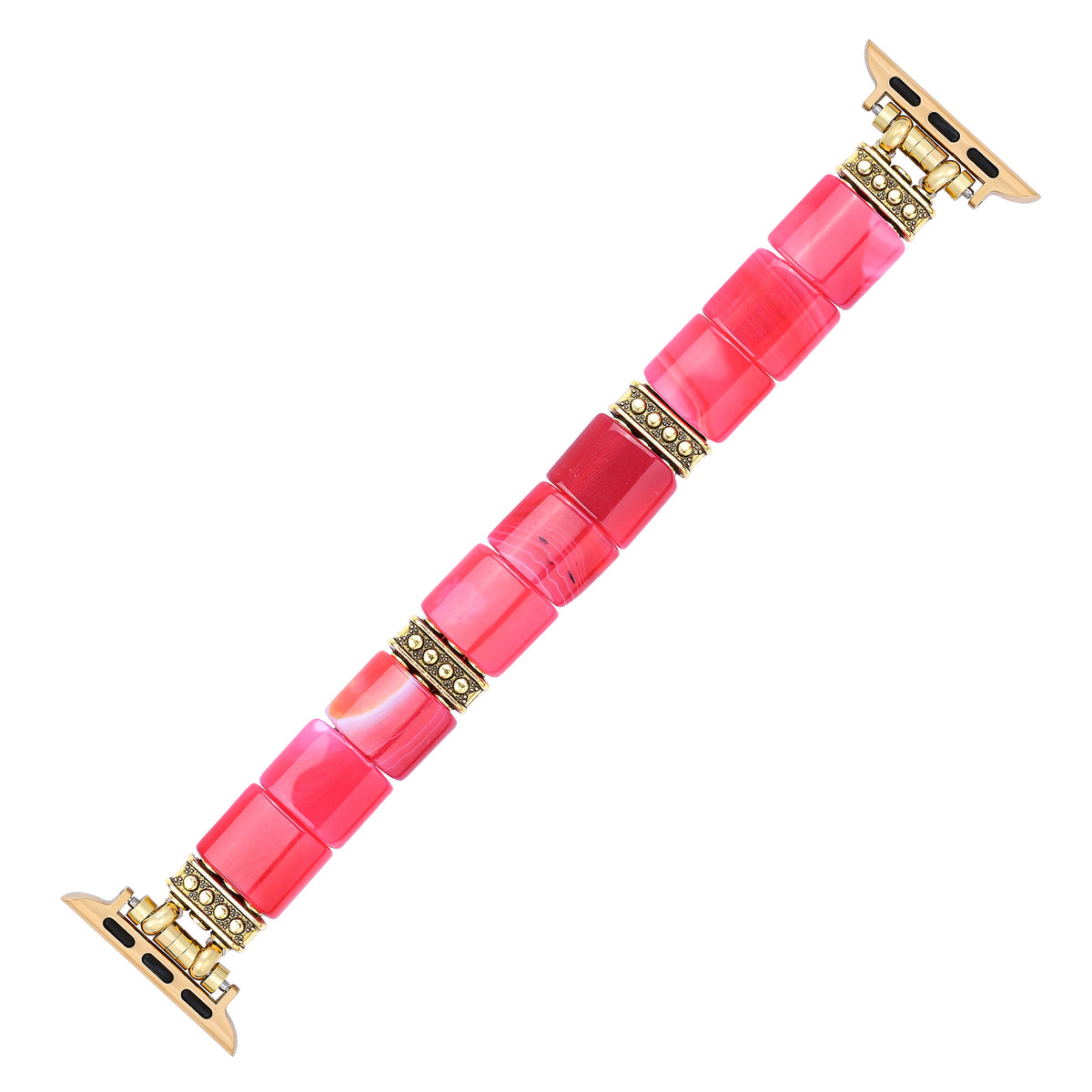 Pulsera elástica de ágata Ruby Essence para Apple Watch