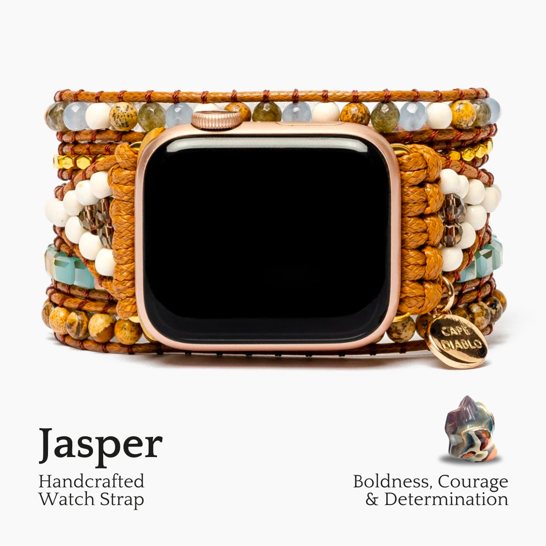 Blue Earth Jasper Apple Watch Strap