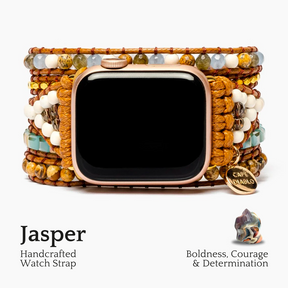 Blue Earth Jaspis Apple Watch Armband