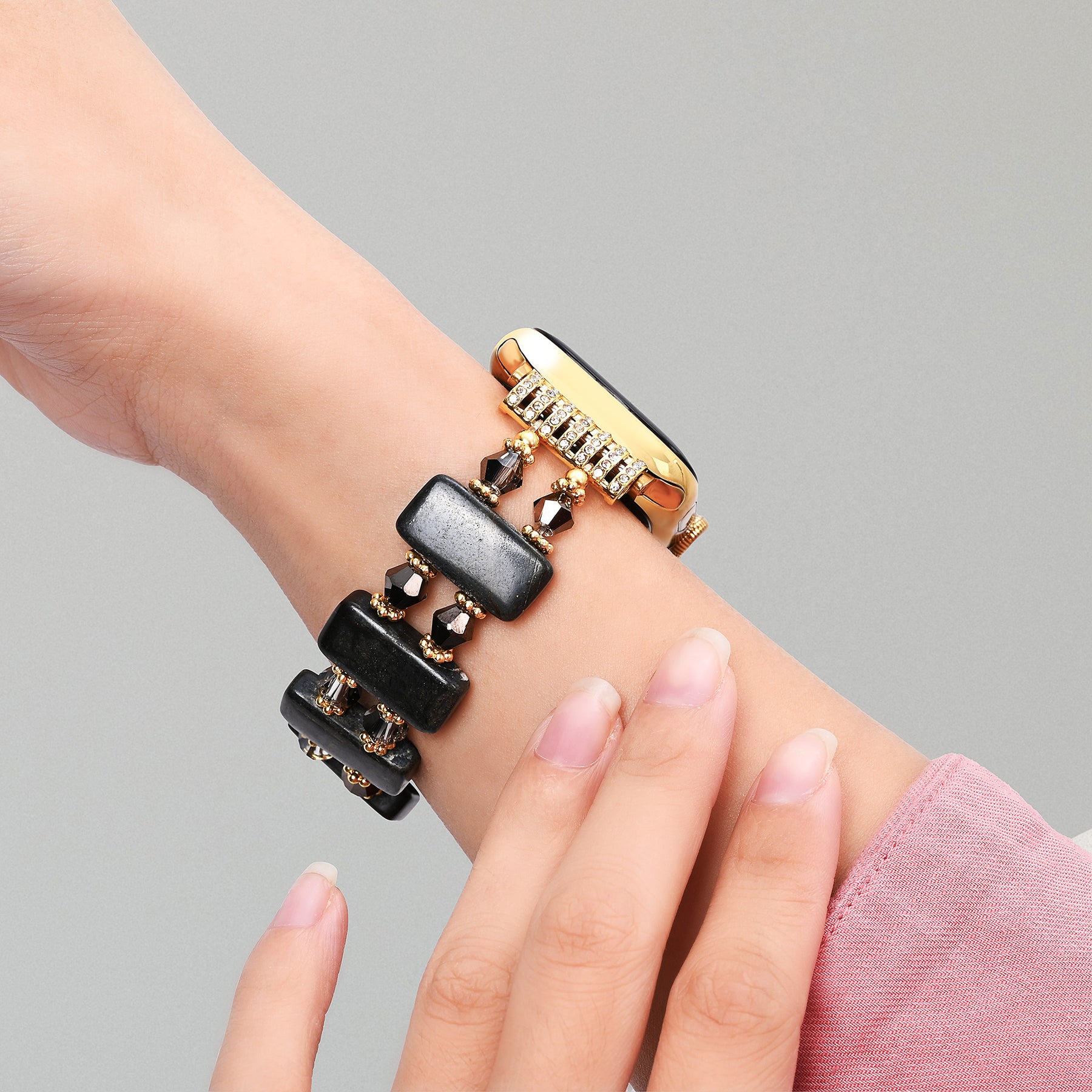 Correa elástica Obsidian Muse Apple Watch