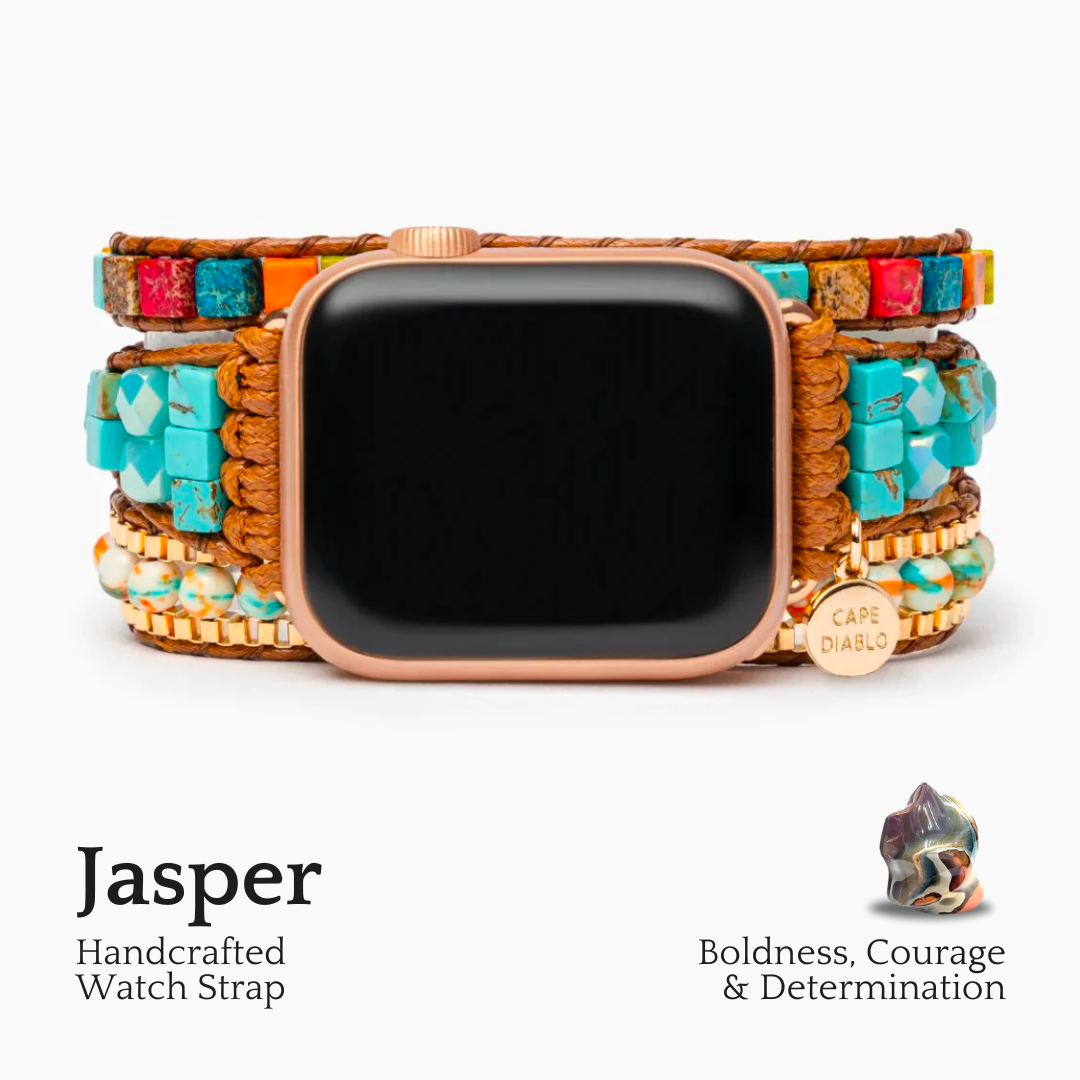 Vibrant Jasper Apple Watch Strap