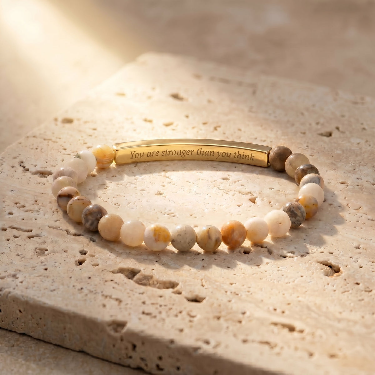 Natural stone bracelet color option
