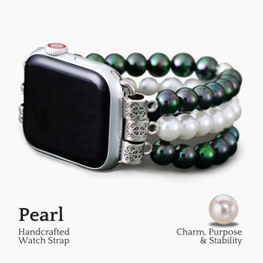 Galaxy Pearl Stretch Apple Watch Strap