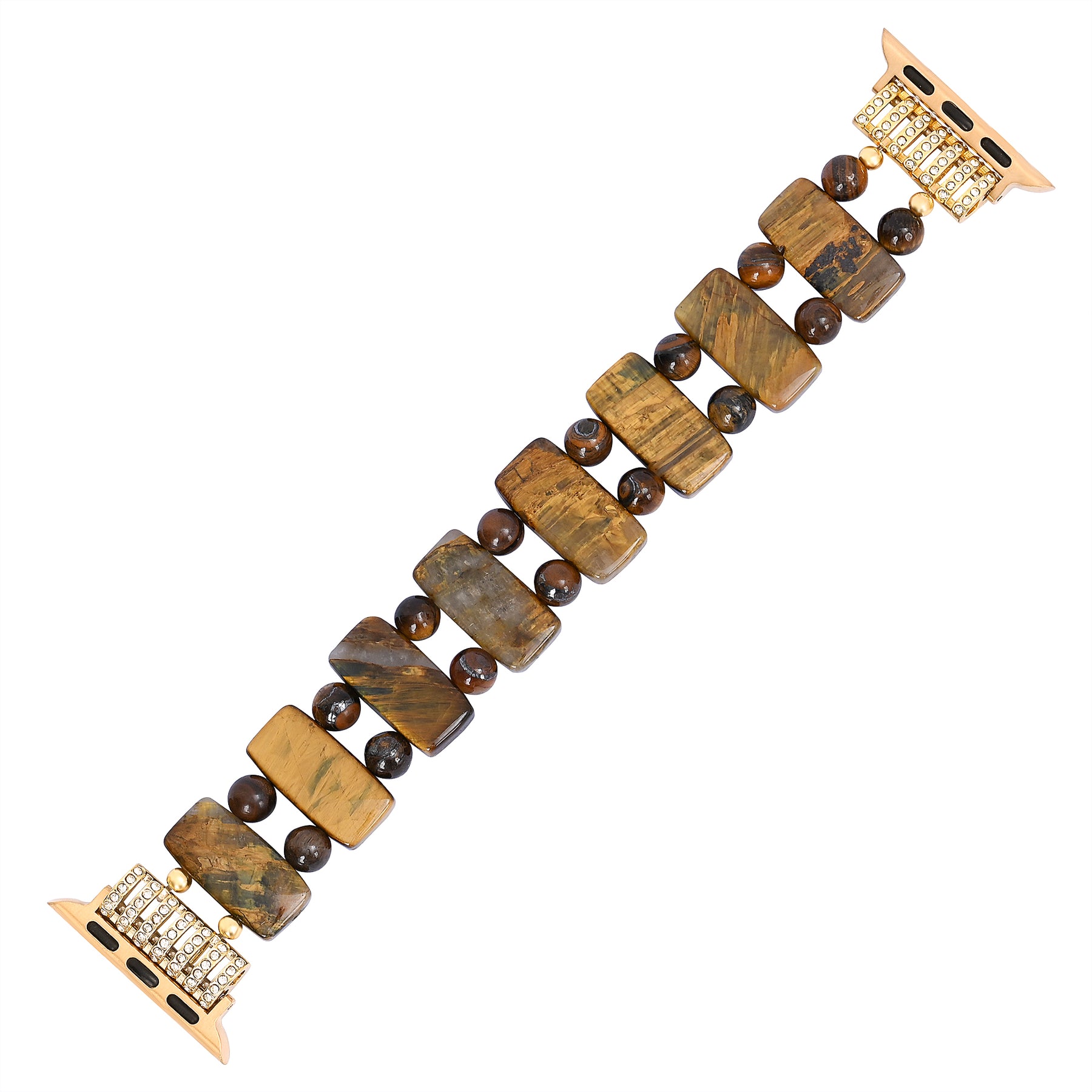 Golden Tiger Strength Apple Watch Strap