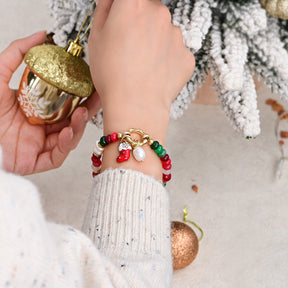 Christmas Glow Pearl Bracelet