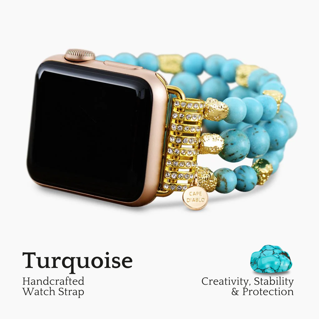 Turquoise Dream Stretch Apple Watch Strap