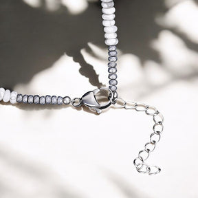 Men's Hematite Ocean Necklace