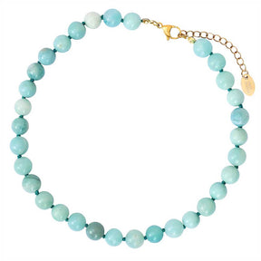 Caribbean Amazonite Choker Necklace