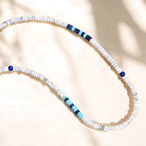 Men's Hematite Ocean Necklace