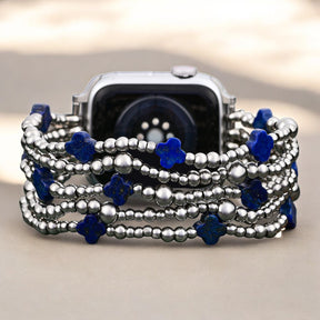 Lapis Divine Cross Stretch Apple Watch Strap