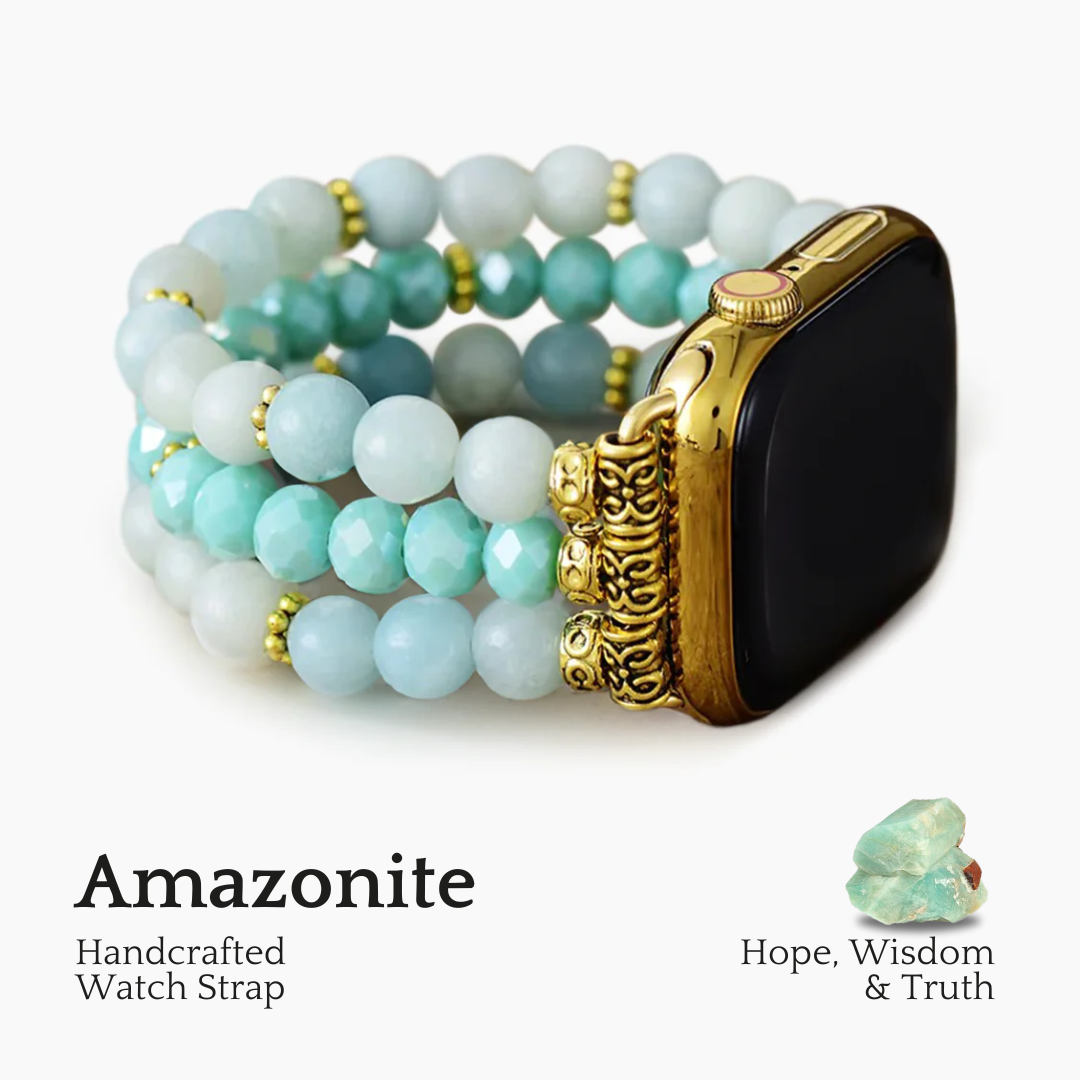 Amazonite Bliss Stretch Apple Watch Strap