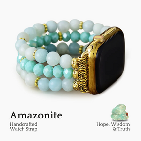 Amazonite Bliss Stretch Apple Watch Strap