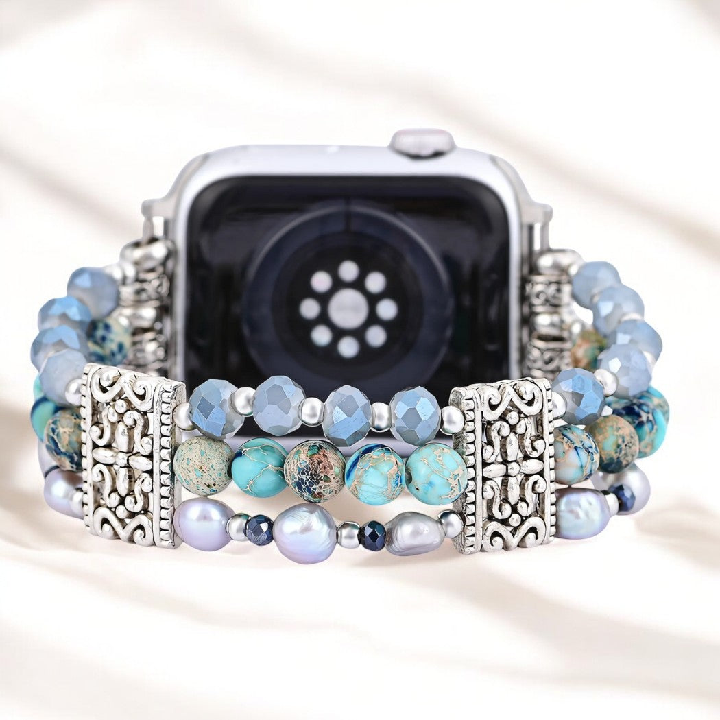 Artisanal Jasper Nomadic Stretch Apple Watch Strap