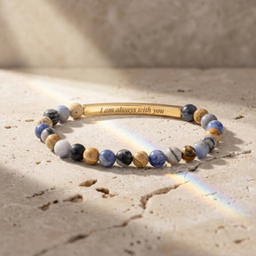 Secret Message Pastel Stone Bracelet