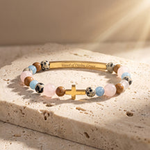 Vessel of Purpose Secret Message Blues Bracelet