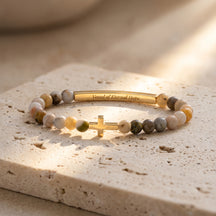 Vessel of Purpose Secret Message Blues Bracelet