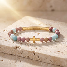 Vessel of Purpose Secret Message Blues Bracelet