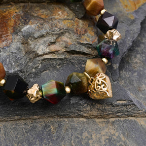 Mondstein Liebesanhänger Armband