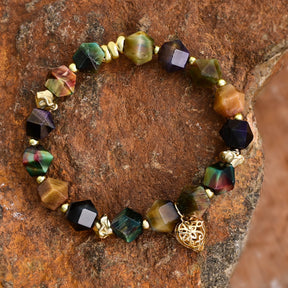 Mondstein Liebesanhänger Armband