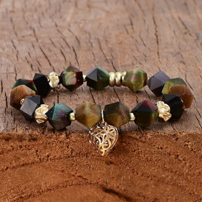 Mondstein Liebesanhänger Armband