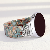Earth Tibetan Jasper Samsung Galaxy Stretch Watch Strap