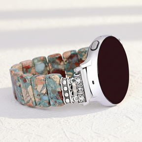 سوار ساعة آبل مطاطي من جاسبر التبت الأرضي