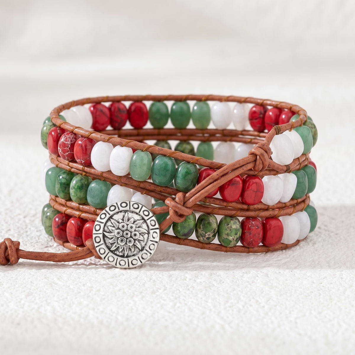 Viva México Beaded Bracelet