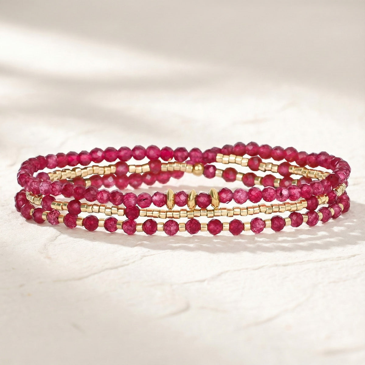 Pulsera/Collar Multiestilo Crimson Dream