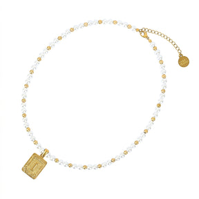 Collar con inicial de encanto sureño