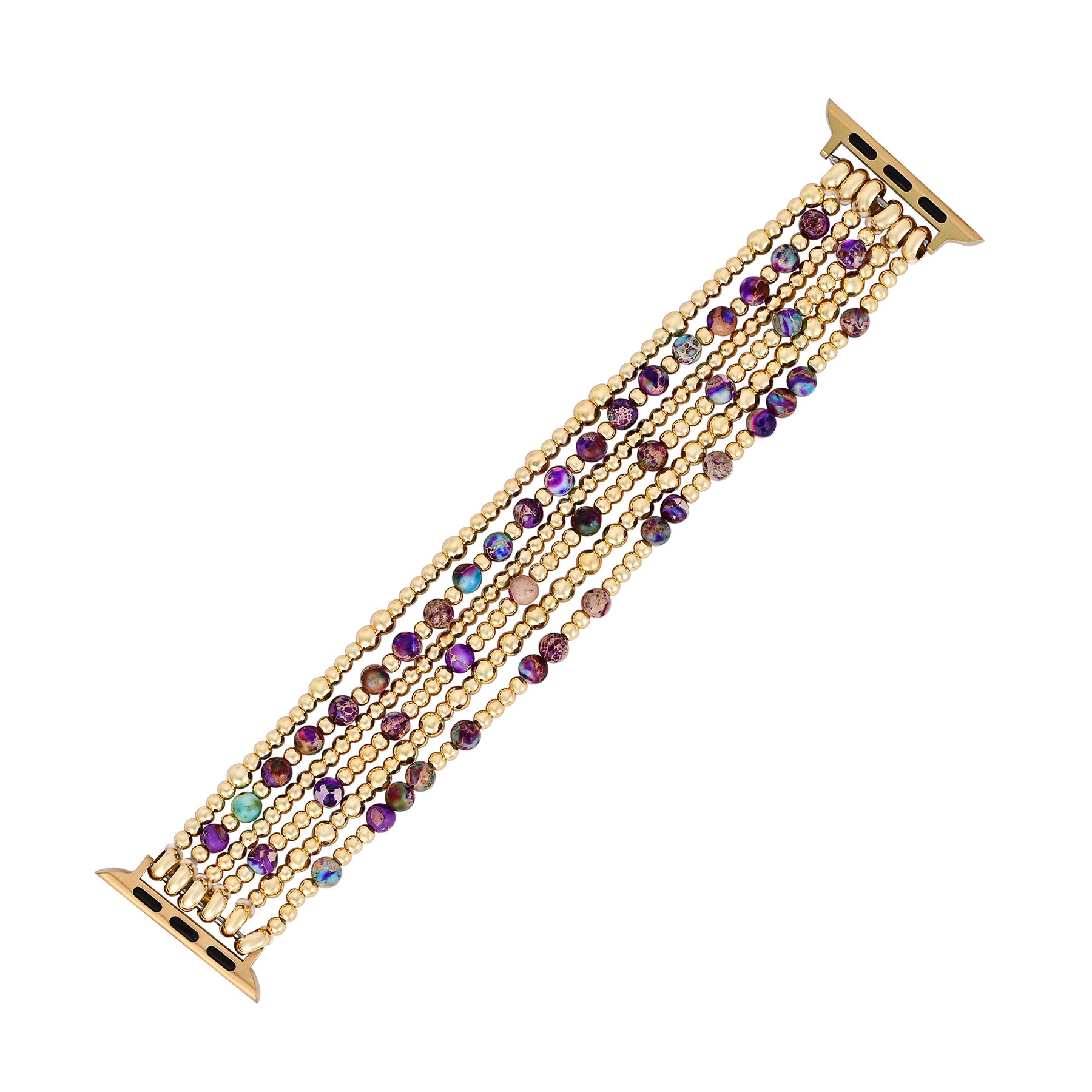 Intense Jasper Glimmer Stretch Apple Watch Strap