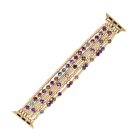 Intense Jasper Glimmer Stretch Apple Watch Strap