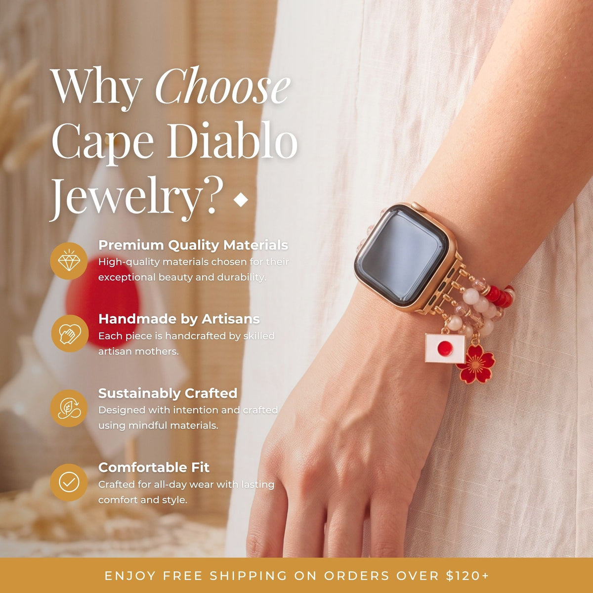 Correa elástica Apple Watch Sakura Bloom Japón