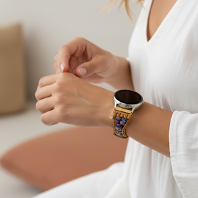 سوار ساعة سامسونج جالاكسي بجاسبر ضوء القمر