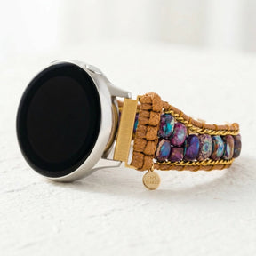 سوار ساعة سامسونج جالاكسي بجاسبر ضوء القمر