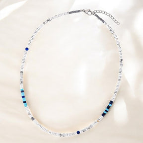 Men's Hematite Ocean Necklace