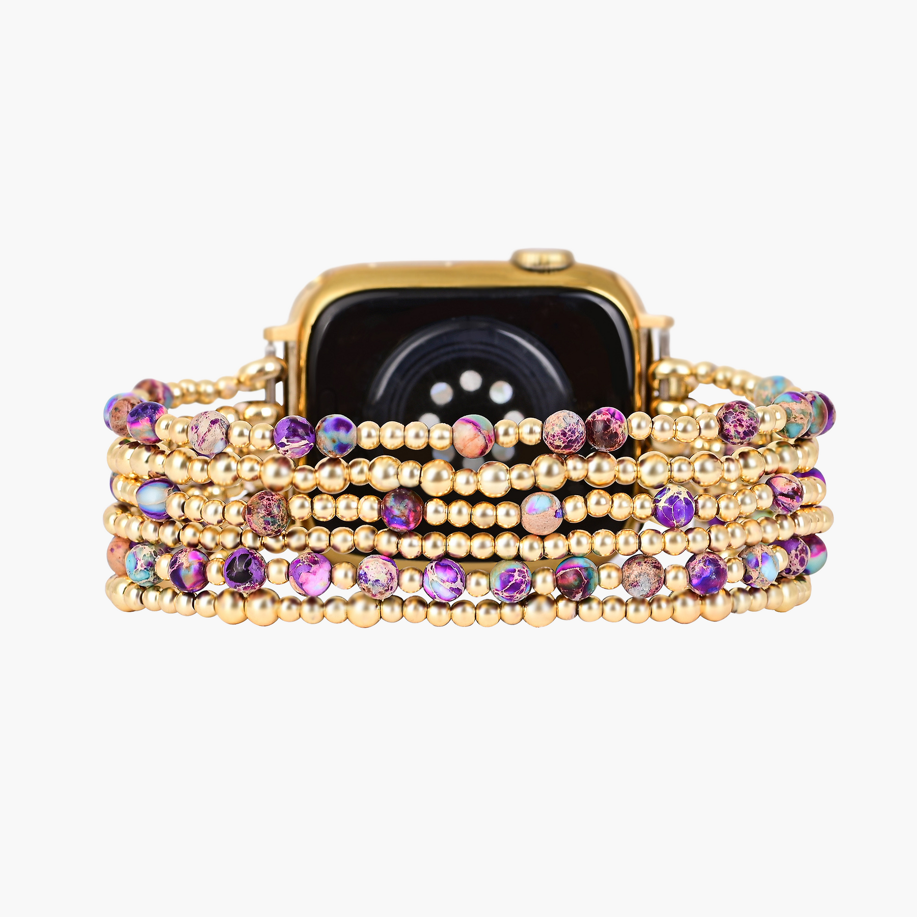 Intense Jasper Glimmer Stretch Apple Watch Strap