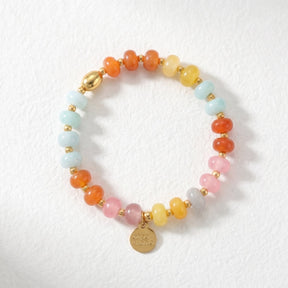 Amber Jade Bloom Bracelet